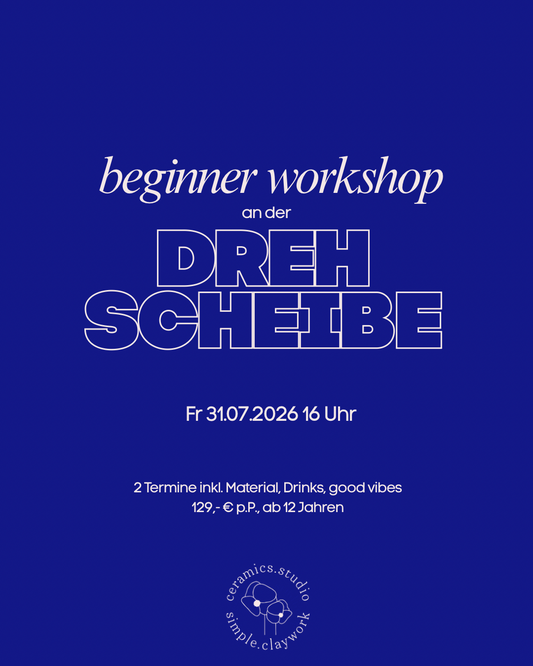 Beginner Workshop an der Drehscheibe Freitag 31.07.26 16 Uhr