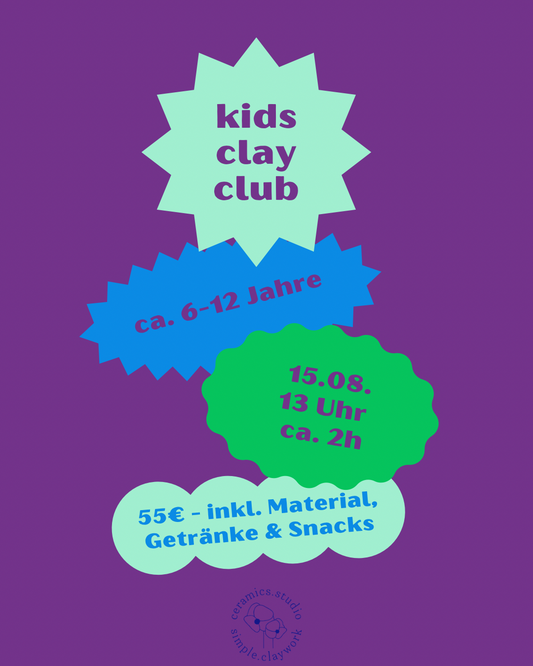 Kids Clay Club (6-12 Jahre) 15.08.26 13 Uhr