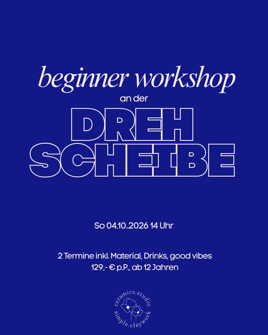 Beginner Workshop an der Drehscheibe Sonntag 04.10.26 14 Uhr