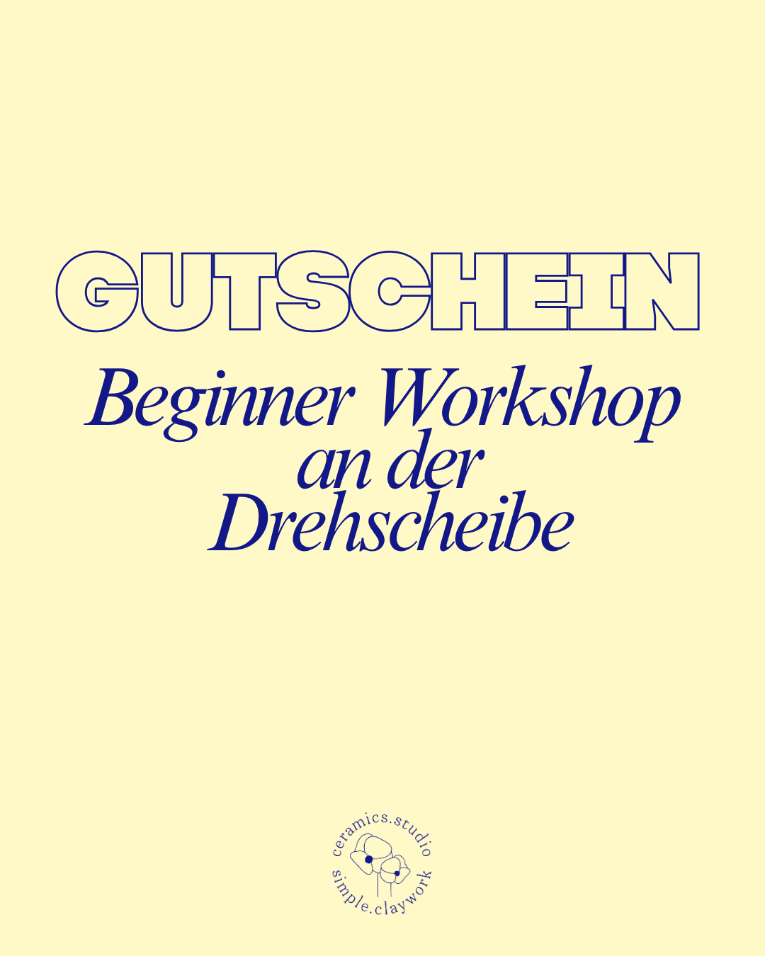 Gutschein Beginner Workshop Abholung